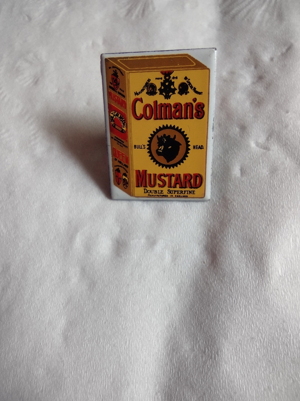 Colman's Mustard Tin Pin - Yellow Retro Kitchen Pin